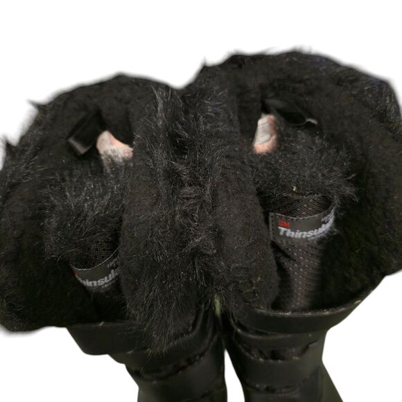 Kids Snow Boots made in Canadian Waterproof Winter Warm Lined Ski size 2 - Picture 3 of 16